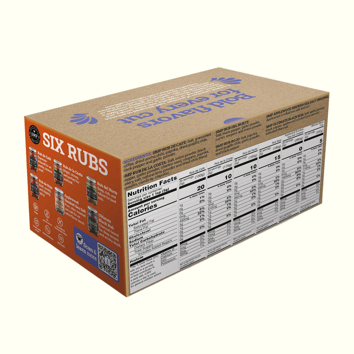 SMP Six Rubs Variety Pack  – SMP