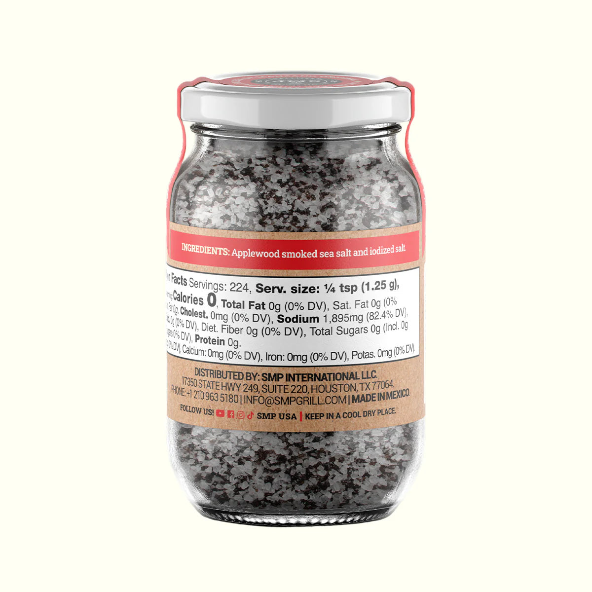 Applewood Smoked Sea Salt Jar 9.3 oz – SMP