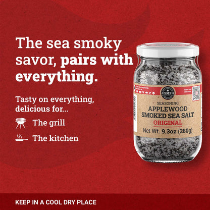 Applewood Smoked Sea Salt Jar 9.3 oz – SMP