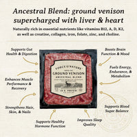 Grass Fed Venison Ancestral Blend 14 oz – Force of Nature