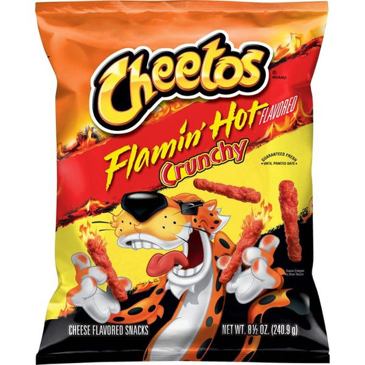 Flamin' Hot Crunchy Cheese Snacks – 8.5 oz – Cheetos