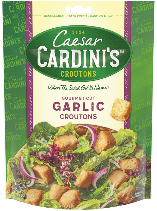 Cardini Gourmet Cut Garlic Croutons | Cardini | Grill House