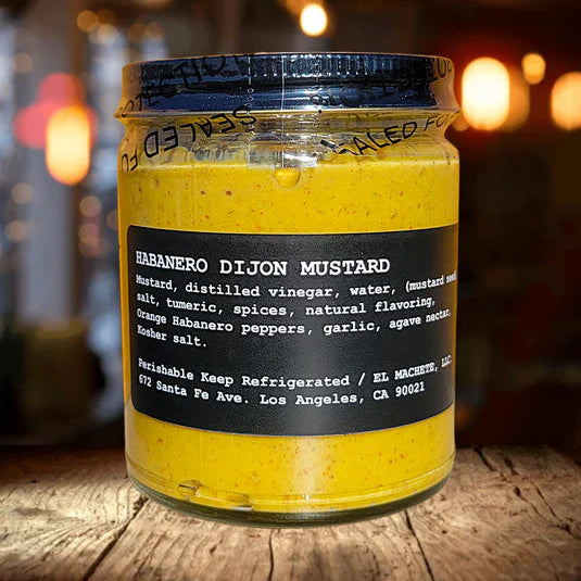 Habanero Dijon Deli Mustard 12 oz – El Machete