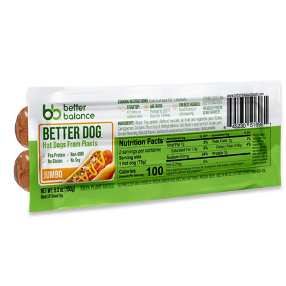 Plant Based Better Dog Jumbo 5.3oz - Better Balance