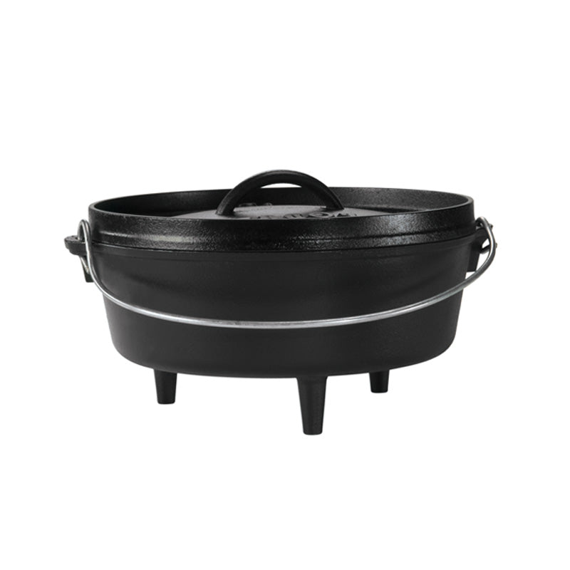 Lodge 10 Inch/4 Quart Cast Iron Camp Dutch Oven | Lodge | Grill House