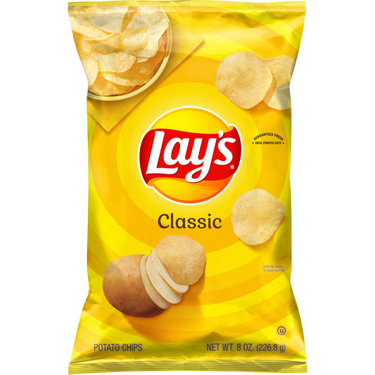 Classic Potato Chips – 8 oz – Lay’s