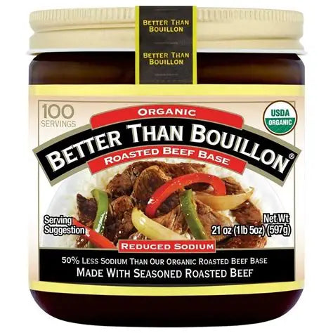 Certified Organic Roasted Beef Base 8oz - Better Than Bouillon