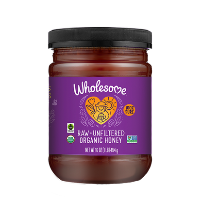 Raw Unfiltered White Honey (Organic Fair Trade) 16 oz – Wholesome