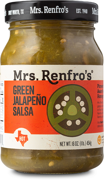 Green Jalapeño Salsa 16 oz – Mrs Renfro
