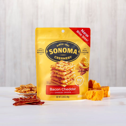 Sonoma Creamery Bacon Cheddar Cheese Crisps | Sonoma Creamery | Grill House