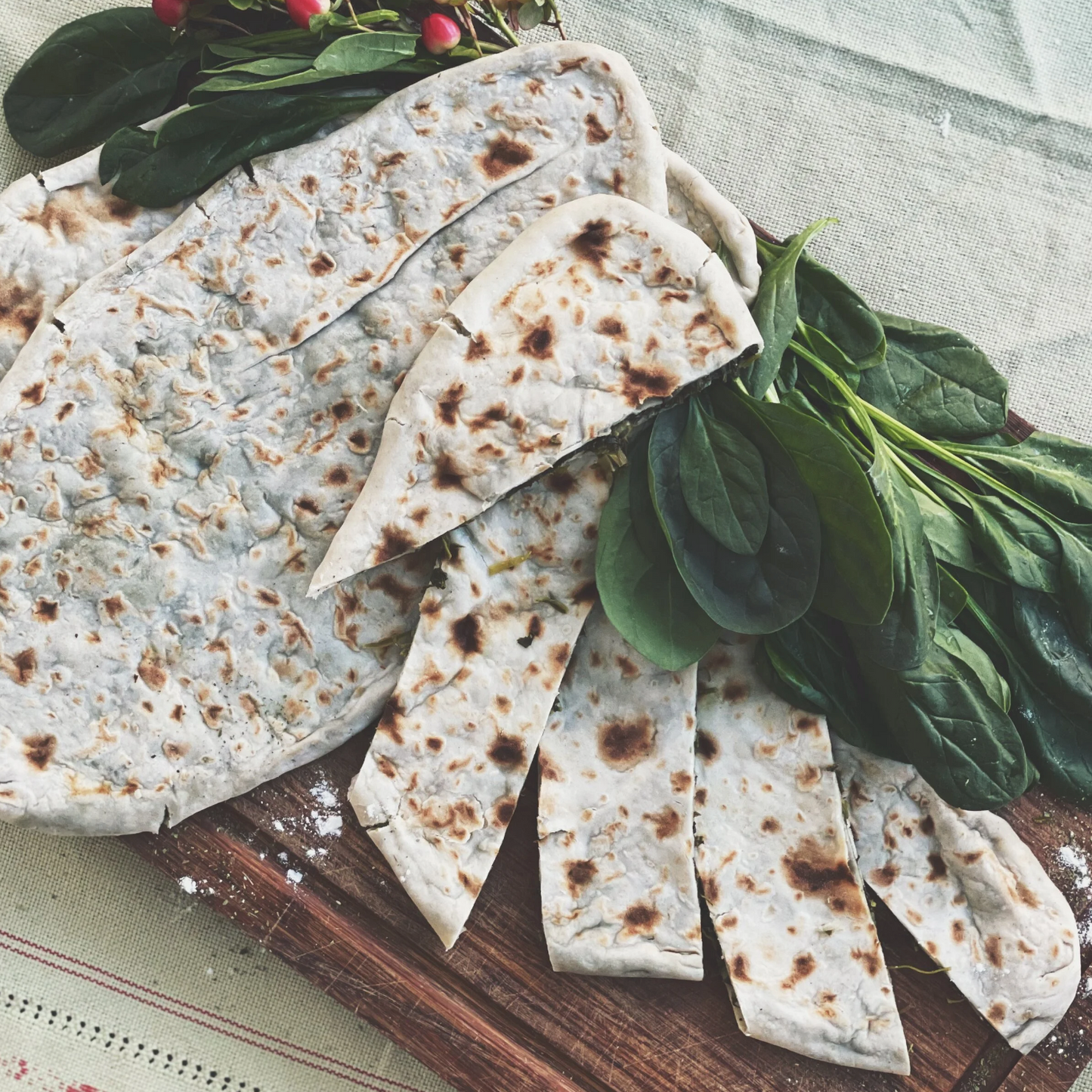 Spinach Flatbread - Natural Combo