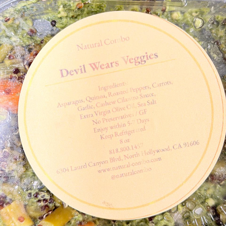 Devil Wears Veggies - Natural Combo