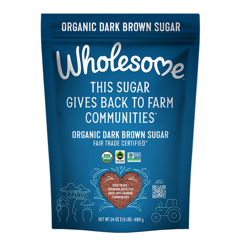 Dark Brown Sugar (Organic Fair Trade) 24 oz – Wholesome
