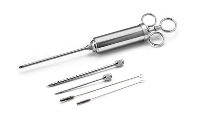 6 Piece Meat Injector Stainless Steel 10.5" x 7" - Outset