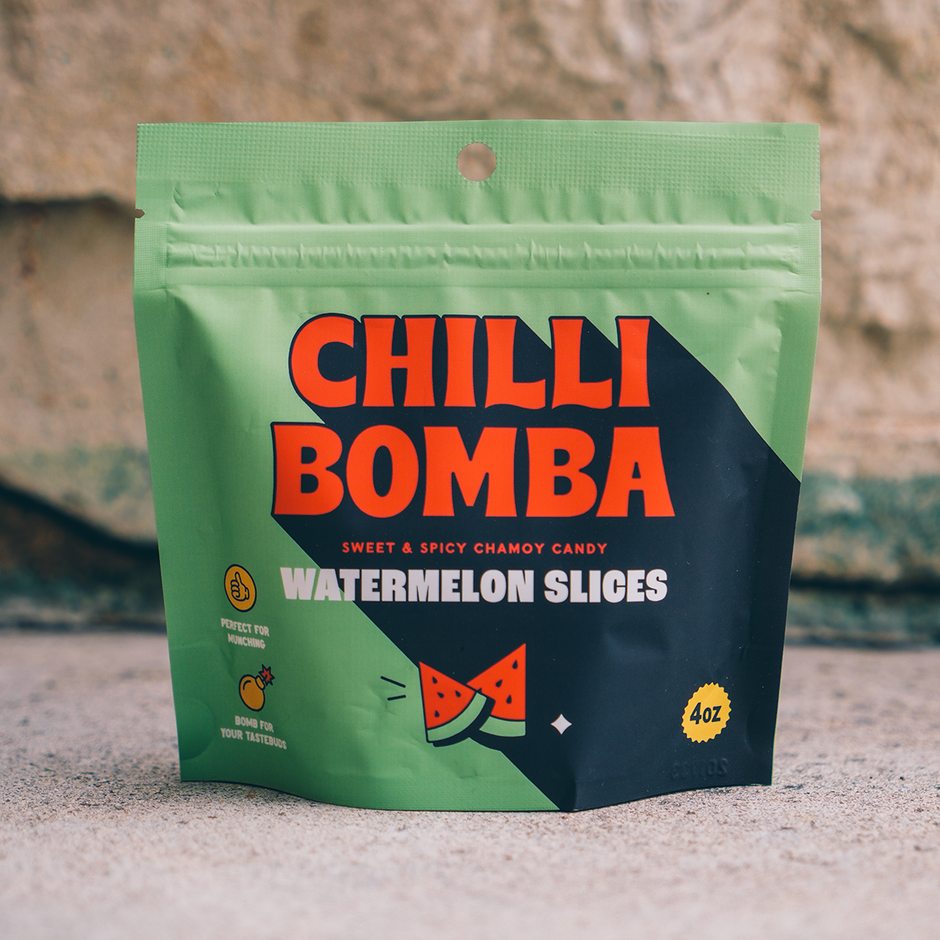 Spicy Watermelon Slices Chili Chamoy Candy 4 oz – Chili Bomba