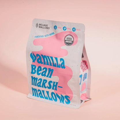 Vanilla Bean Marshmallows Organic Non-GMO Gluten-Free 4.5 oz – Mojave Mallows