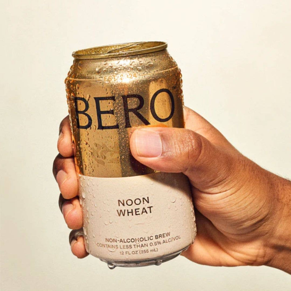 BERO Noon Wheat Beer - Premium Non Alcoholic Beer - 6pk