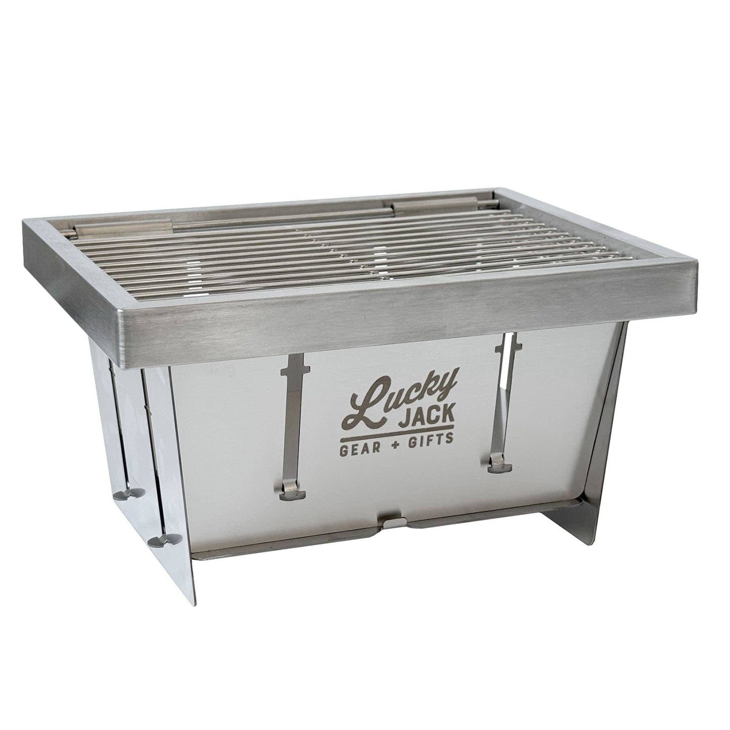 Stainless Steel Flat-Pack Stove Grill - Lucky Jack