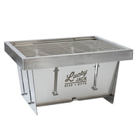 Stainless Steel Flat-Pack Stove Grill - Lucky Jack