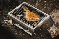 Stainless Steel Flat-Pack Stove Grill - Lucky Jack