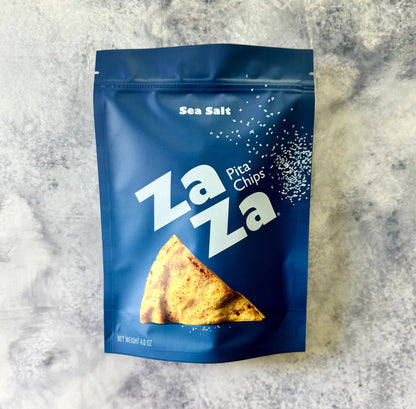 Sea Salt Pita Chips 4oz - ZaZa