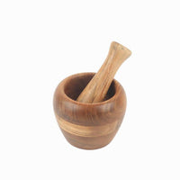 Wood Mortar & Pestal - India Handicrafts