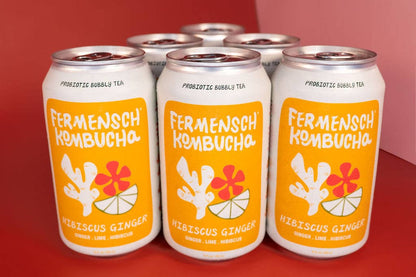 Hibiscus Ginger Kombucha 12 oz – Fermensch Kombucha