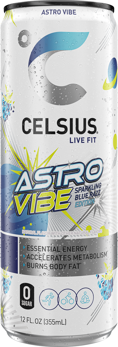 Peach Vibes Sparkling Fitness Drink 12 oz – Celsius