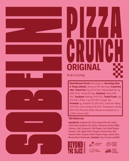 Sobelini Pizza Crunch Original 6 oz – Sobelini Pizza Crunch