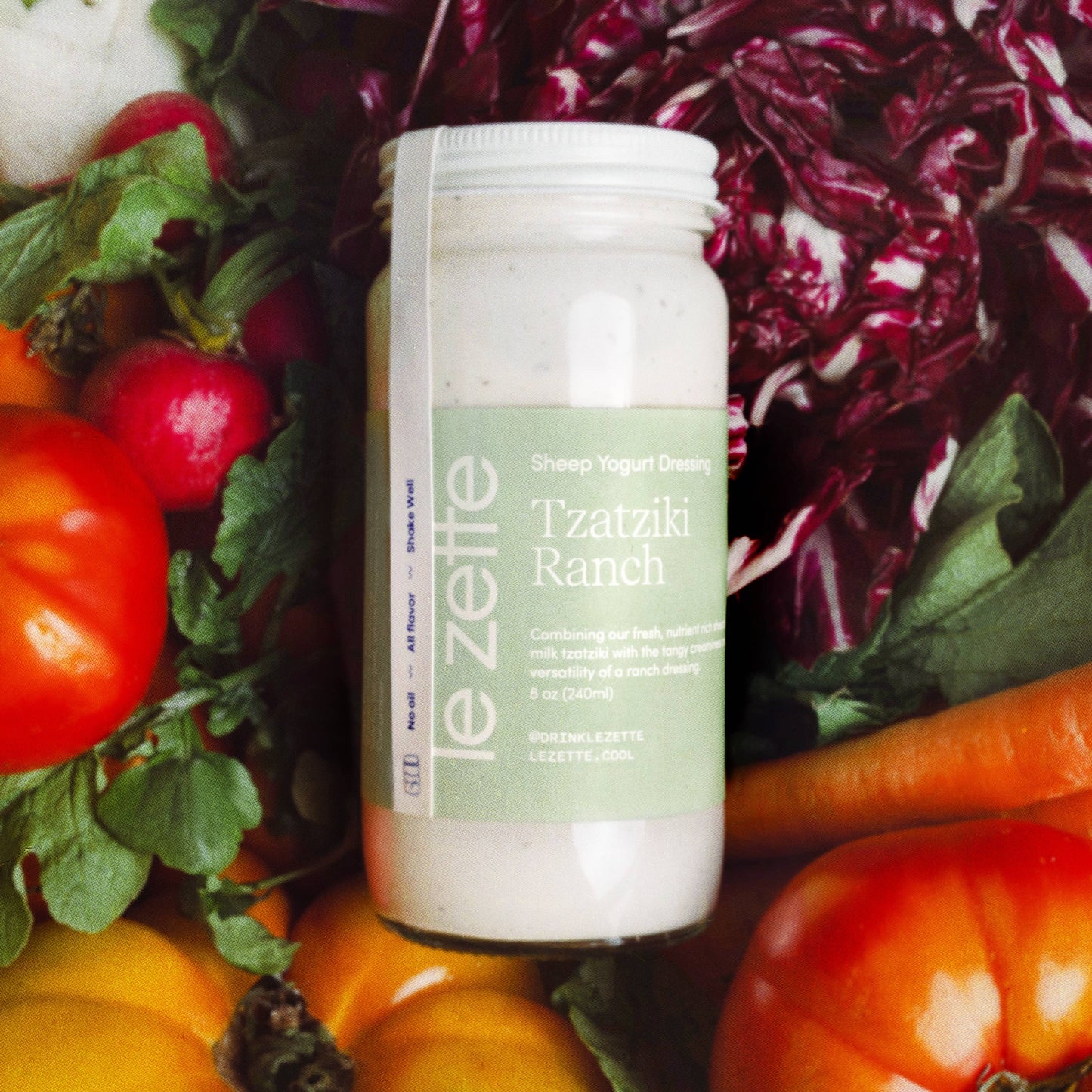 Tzatziki Ranch Sheep Yogurt Dressing: A2 Organic 2x Protein