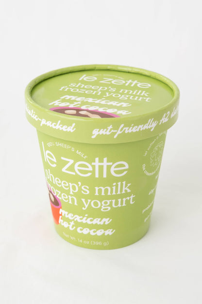 Sheep's Milk Frozen Yogurt Mexican Hot Cocoa 14oz - Le Zette