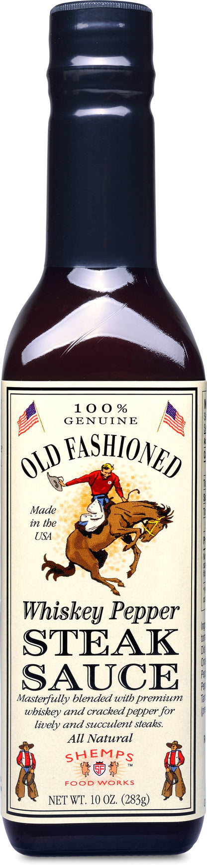 Shemps Old Fashioned Whiskey Pepper Steak Sauce - 9.5 oz
