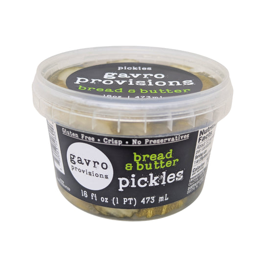 Bread & Butter Chips 16oz - Gavro Provisions