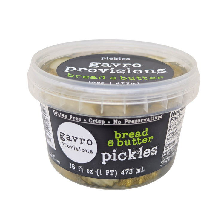 Bread & Butter Chips 16oz - Gavro Provisions