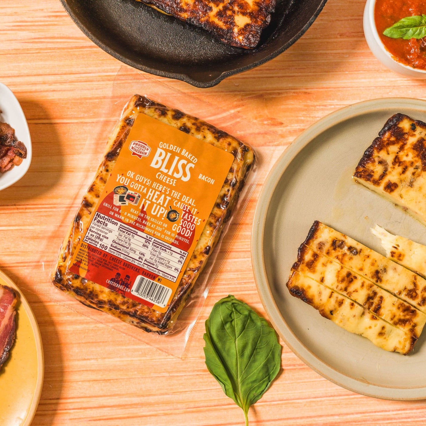 Bacon Golden Baked Bliss Cheese 8 oz – Cheese Brothers