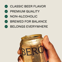BERO Edge Hill Hazy IPA - Premium Non Alcoholic Beer - 6pk