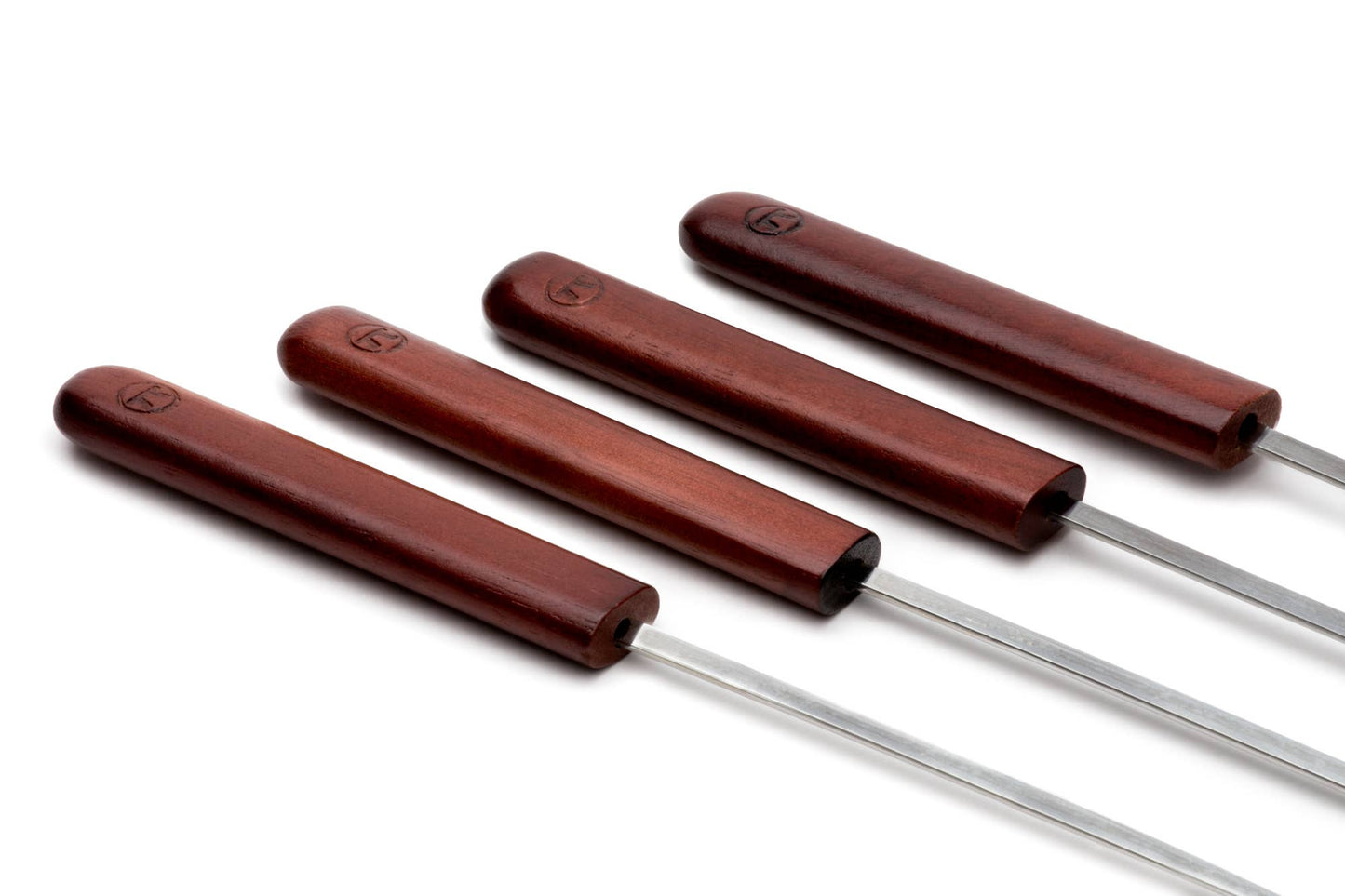 Rosewood Barbecue Skewers Stainless Steel Set of 4 20" each - Outset