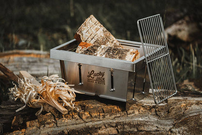 Stainless Steel Flat-Pack Stove Grill - Lucky Jack