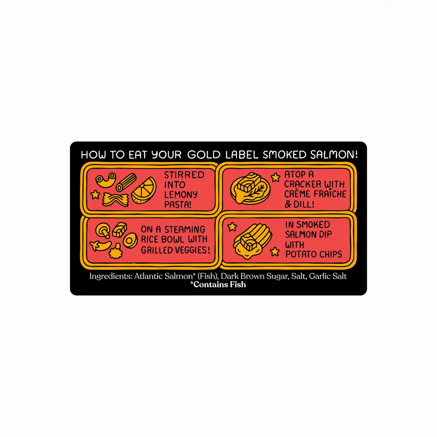 Gold Label Atlantic Smoked Salmon 3.2oz – Fishwife