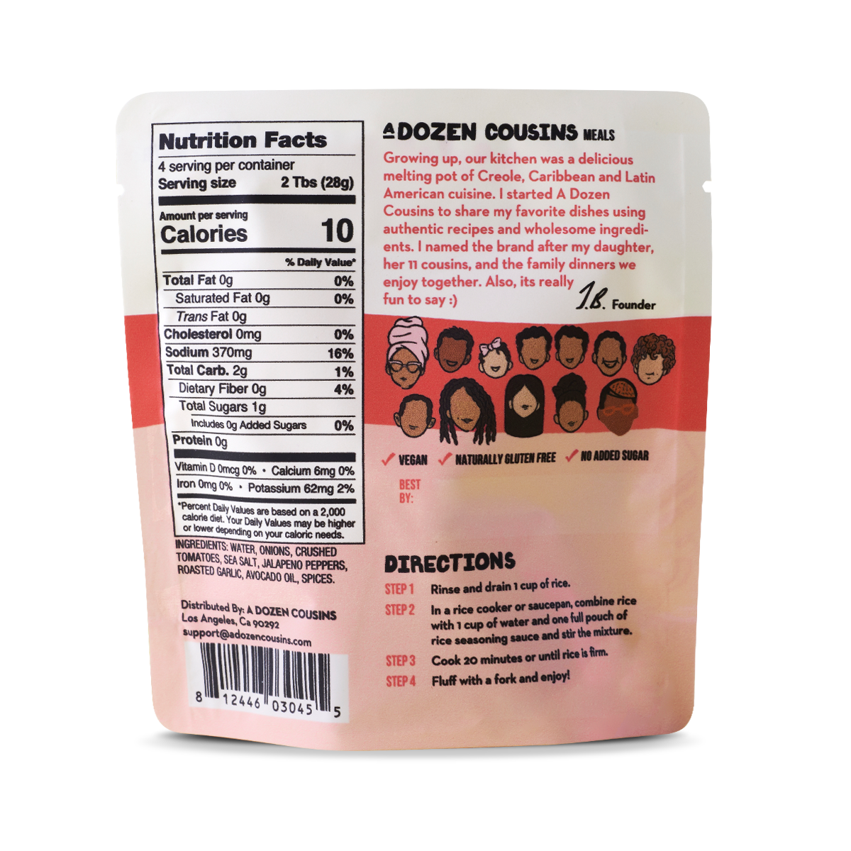 Mexican Red Rice Seasoning Sauce 4 oz – A Dozen Cousins