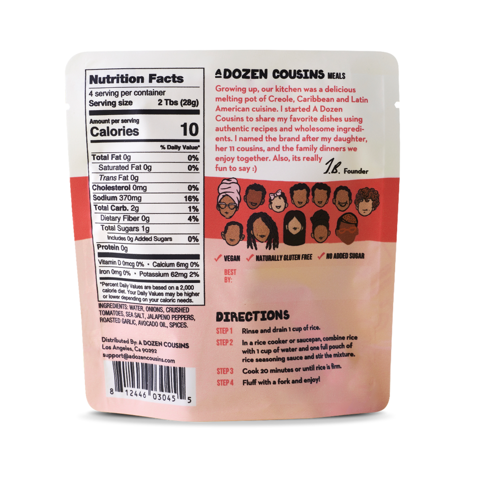 Mexican Red Rice Seasoning Sauce 4 oz – A Dozen Cousins