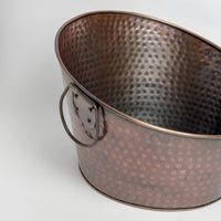 Hammered Aluminum Tapered Ice Tub - India Handicrafts