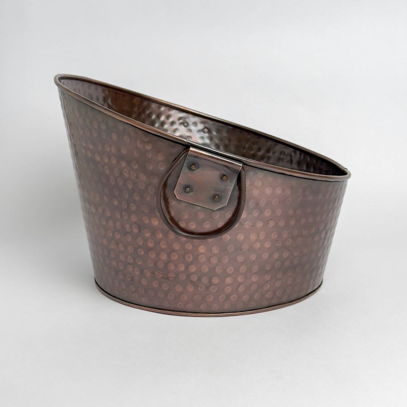 Hammered Aluminum Tapered Ice Tub - India Handicrafts