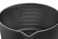 Cast Iron Sauce Pot with Basting Brush 4.5