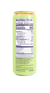 Adaptogen Infused Meyer Lemon & Mint Yerba Mate 16 oz – Sir Inkwell Health Curiosities