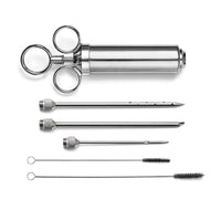 6 Piece Meat Injector Stainless Steel 10.5