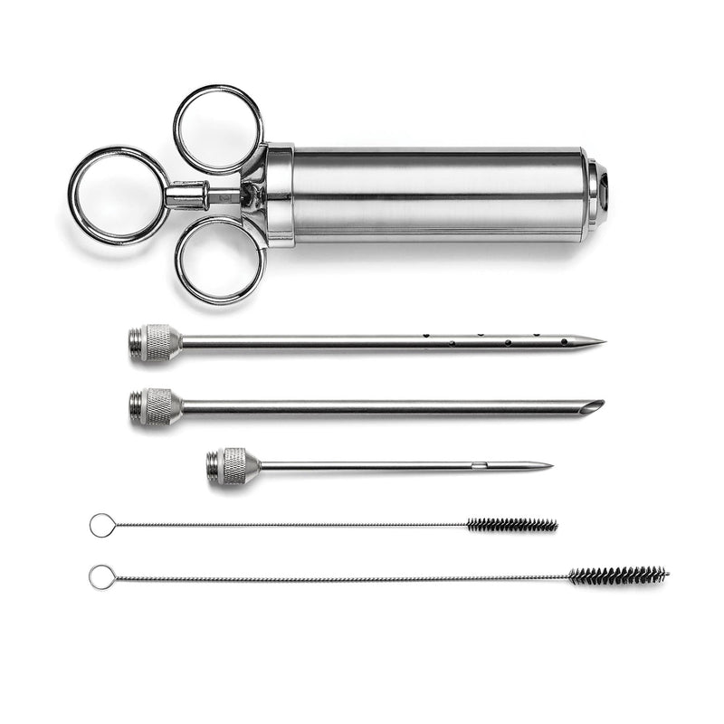 6 Piece Meat Injector Stainless Steel 10.5" x 7" - Outset
