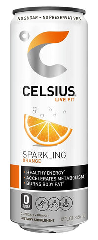 Peach Vibes Sparkling Fitness Drink 12 oz – Celsius