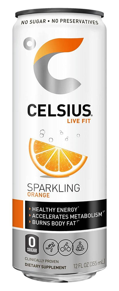 Peach Vibes Sparkling Fitness Drink 12 oz – Celsius