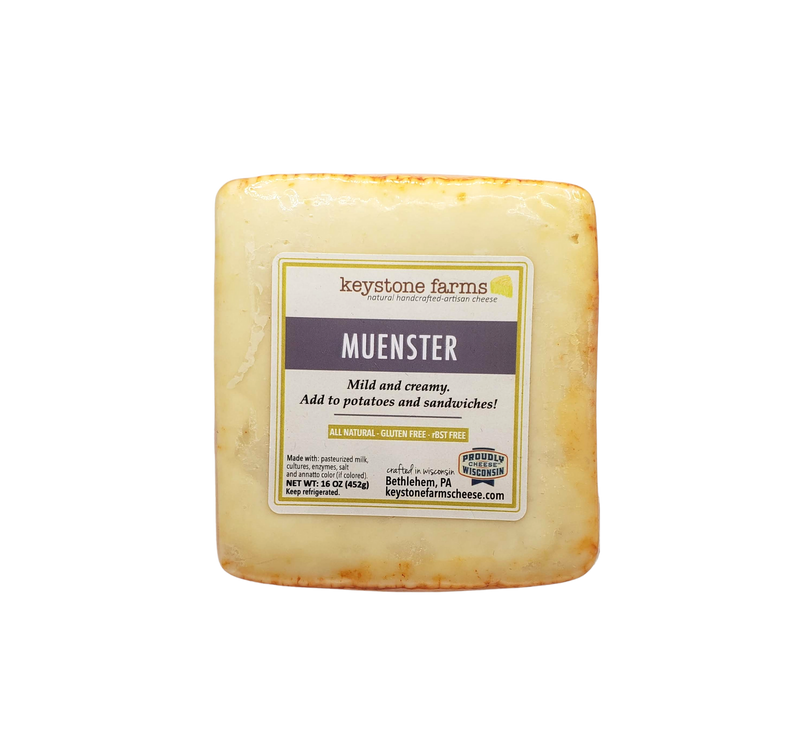 Muenster 16 oz – Keystone Cheese